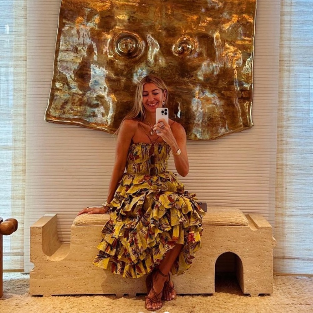 Ulla Johnson Josefine Yellow Floral Maxi Dress - Picture 5 of 15